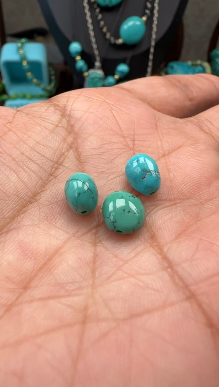 未镶嵌绿松石珠宝奇石绿松石