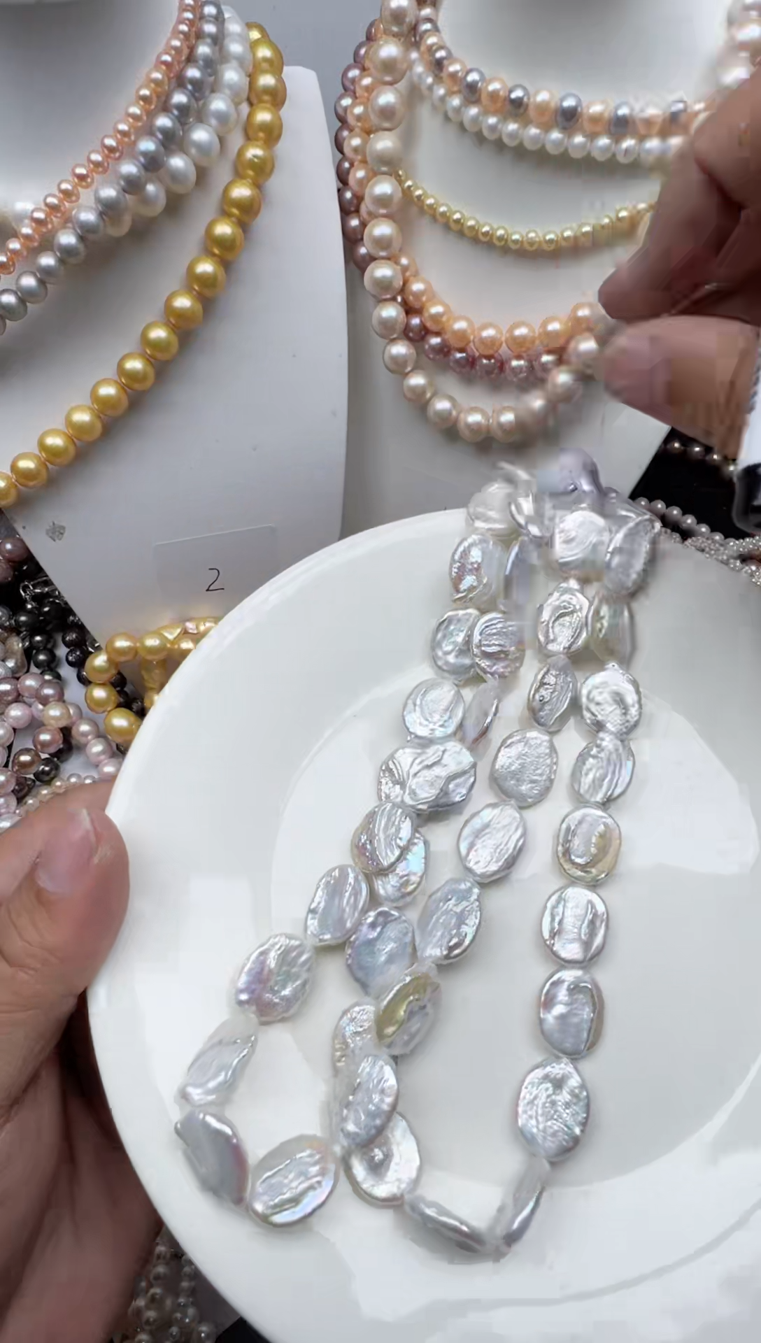 【闪购商品】淡水珍珠颈饰未镶嵌1