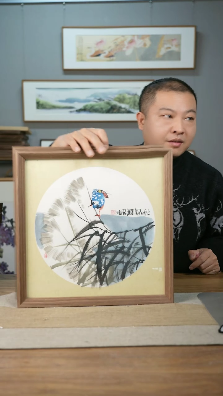 【闪购商品】书法协会会员老师带框作品-手书/绘同款作品