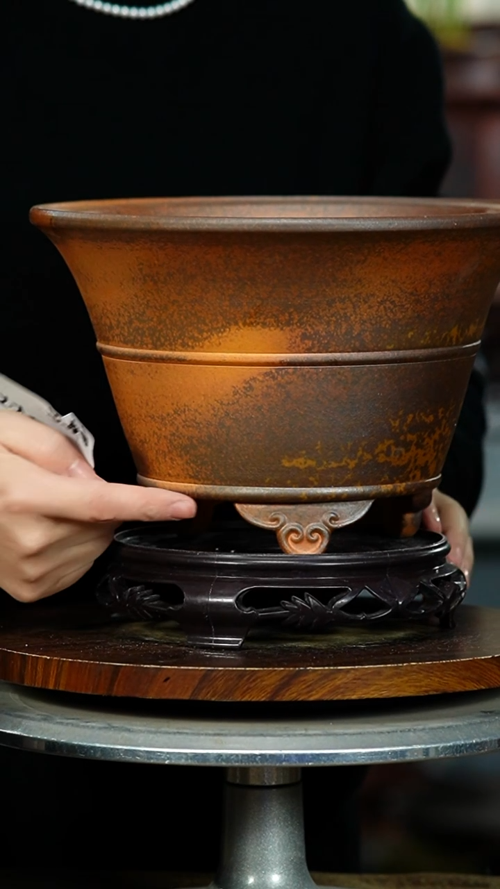 紫砂花盆8878+S紫砂花盆紫砂