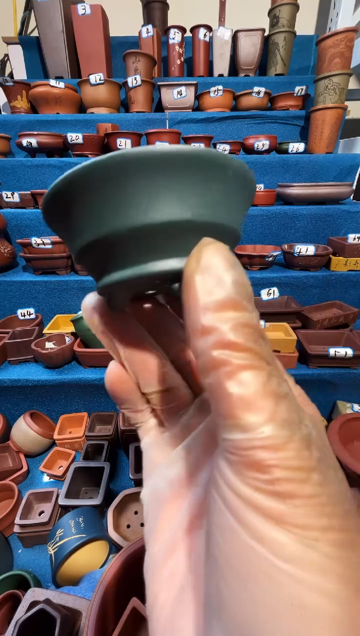 【闪购商品】紫砂紫砂花盆6.5*3