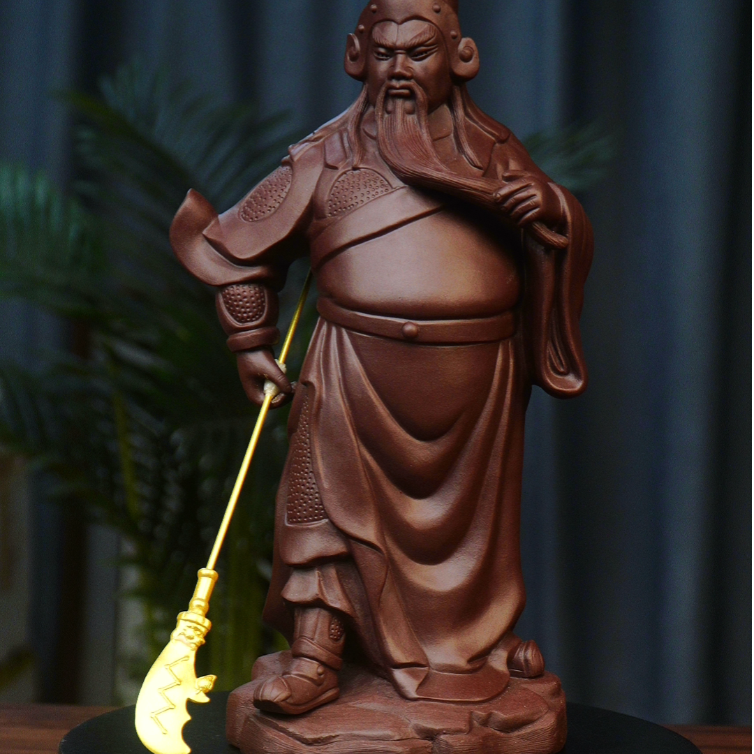 关公   宜兴摆件
