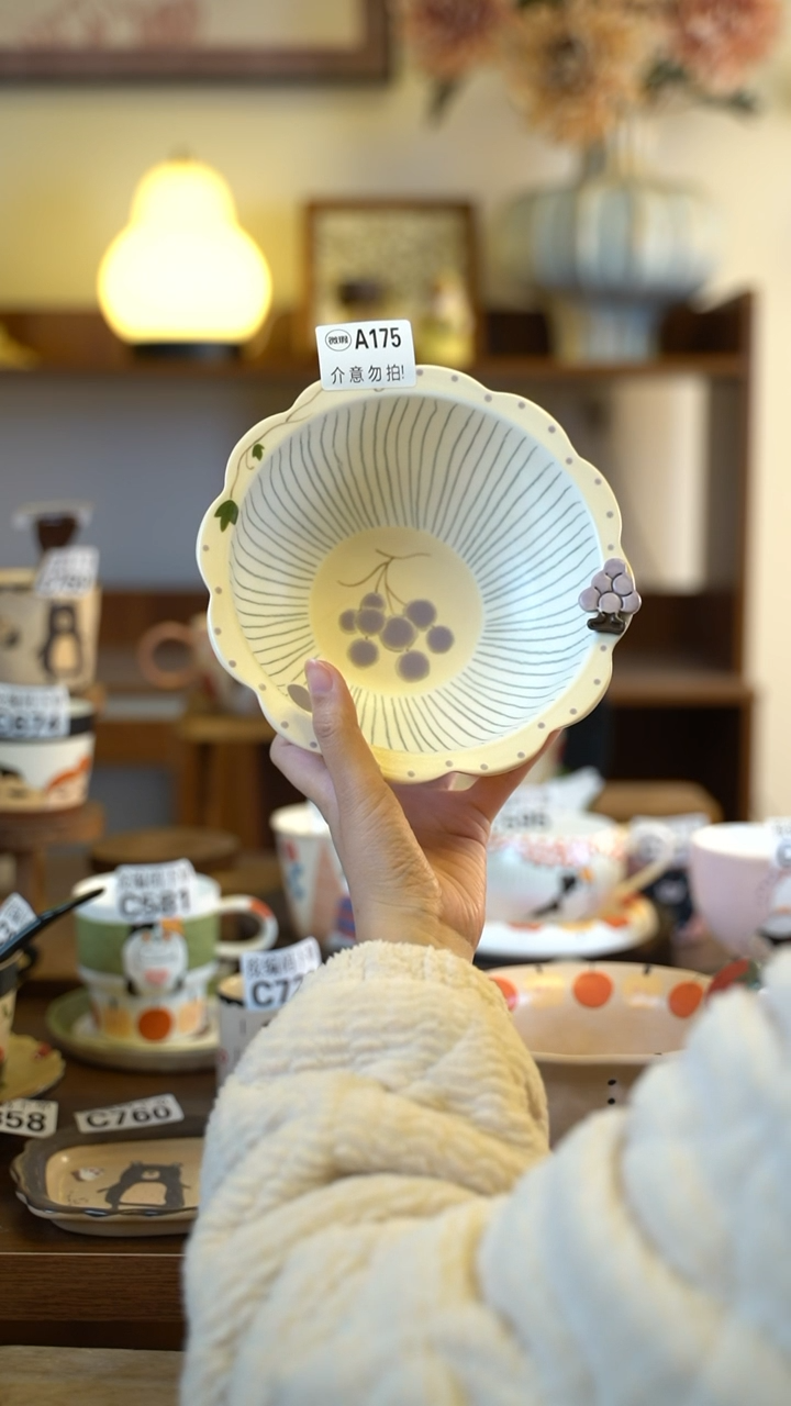 摆件陶A175 阿满屋手工手作陶瓷 