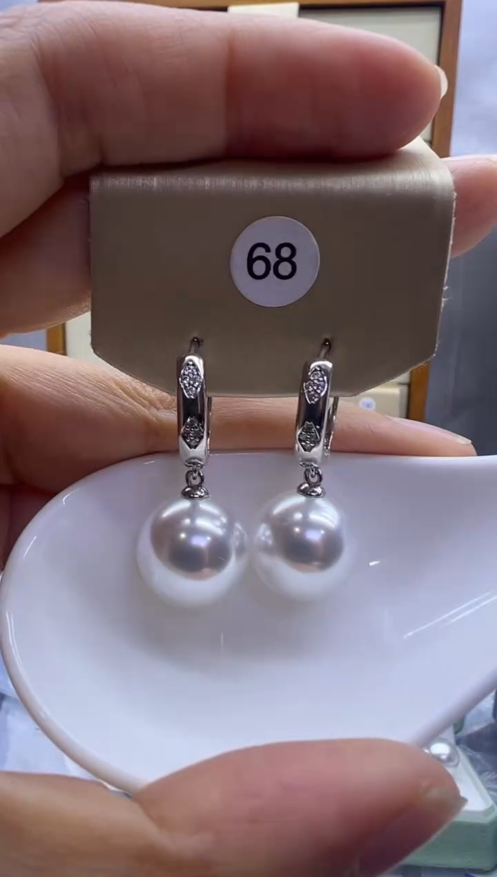 未镶嵌耳饰淡水珍珠68