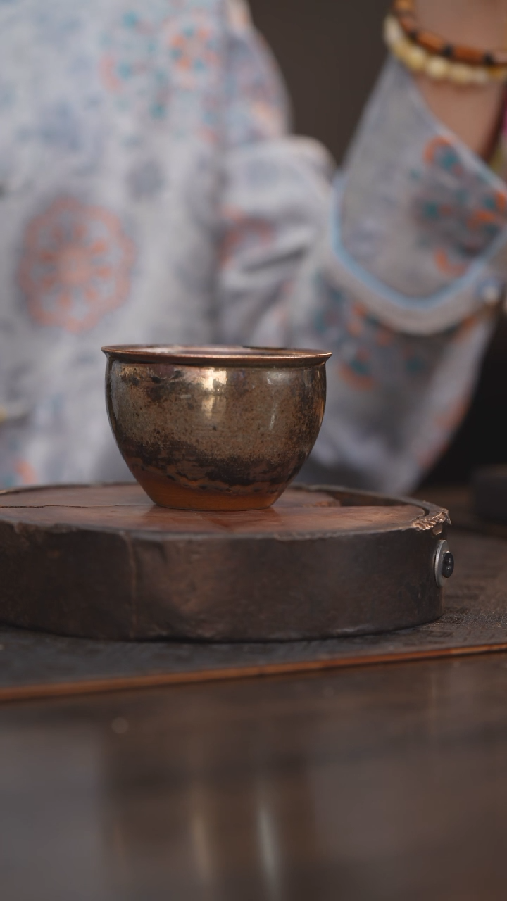 【闪购商品】杯63柴烧柴房陶瓷｜龙鳞缸杯