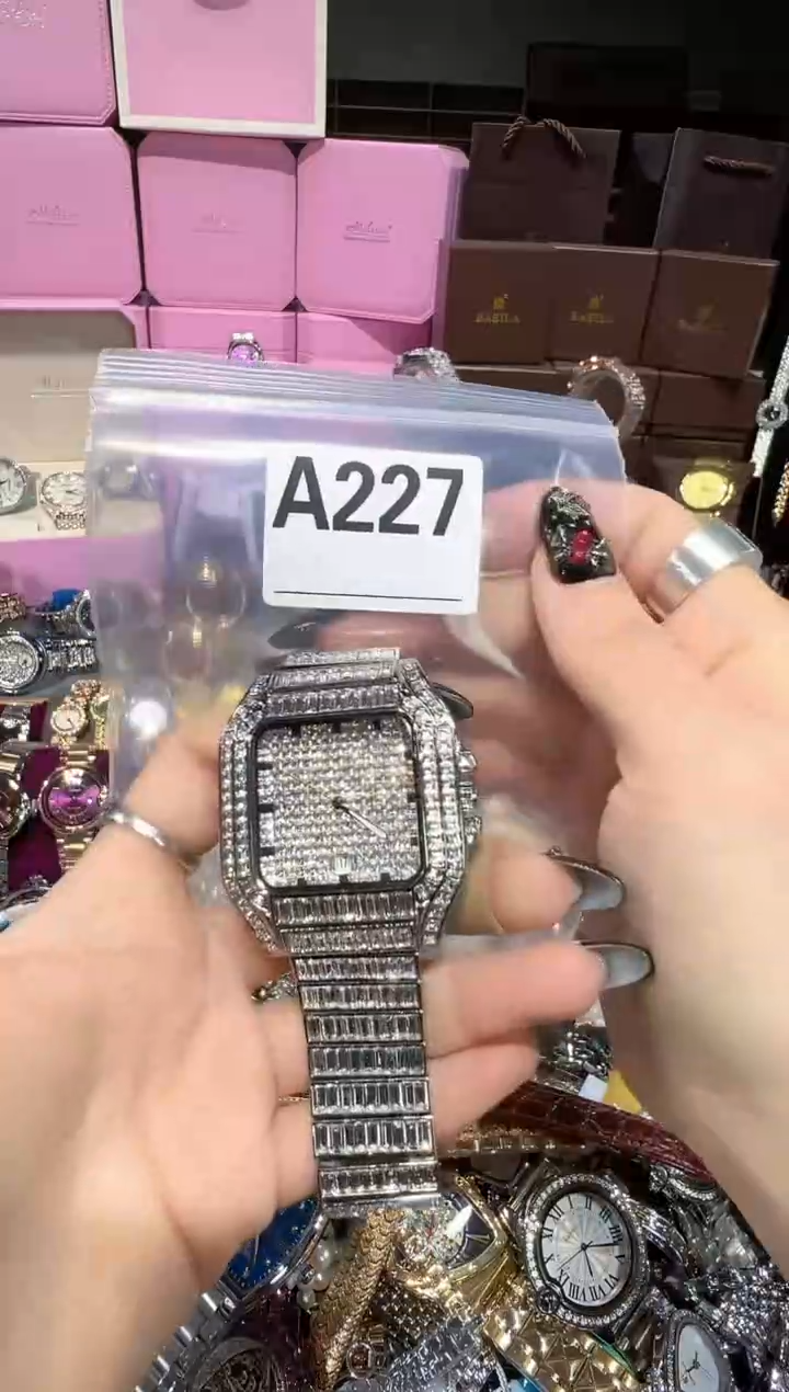 石英机芯不锈钢不锈钢直播定闪专用