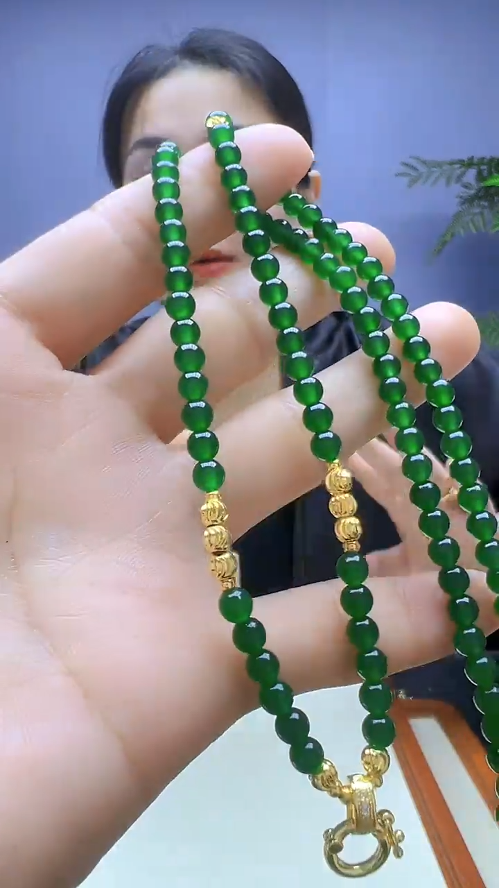 【闪购商品】翡翠颈饰14K金镶嵌颈饰