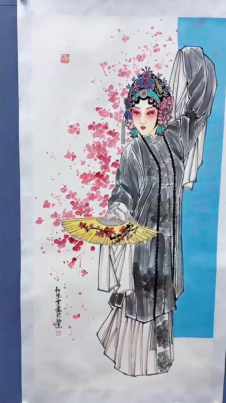 【闪购商品】绘画柳晓叶绘画8平尺戏曲人物