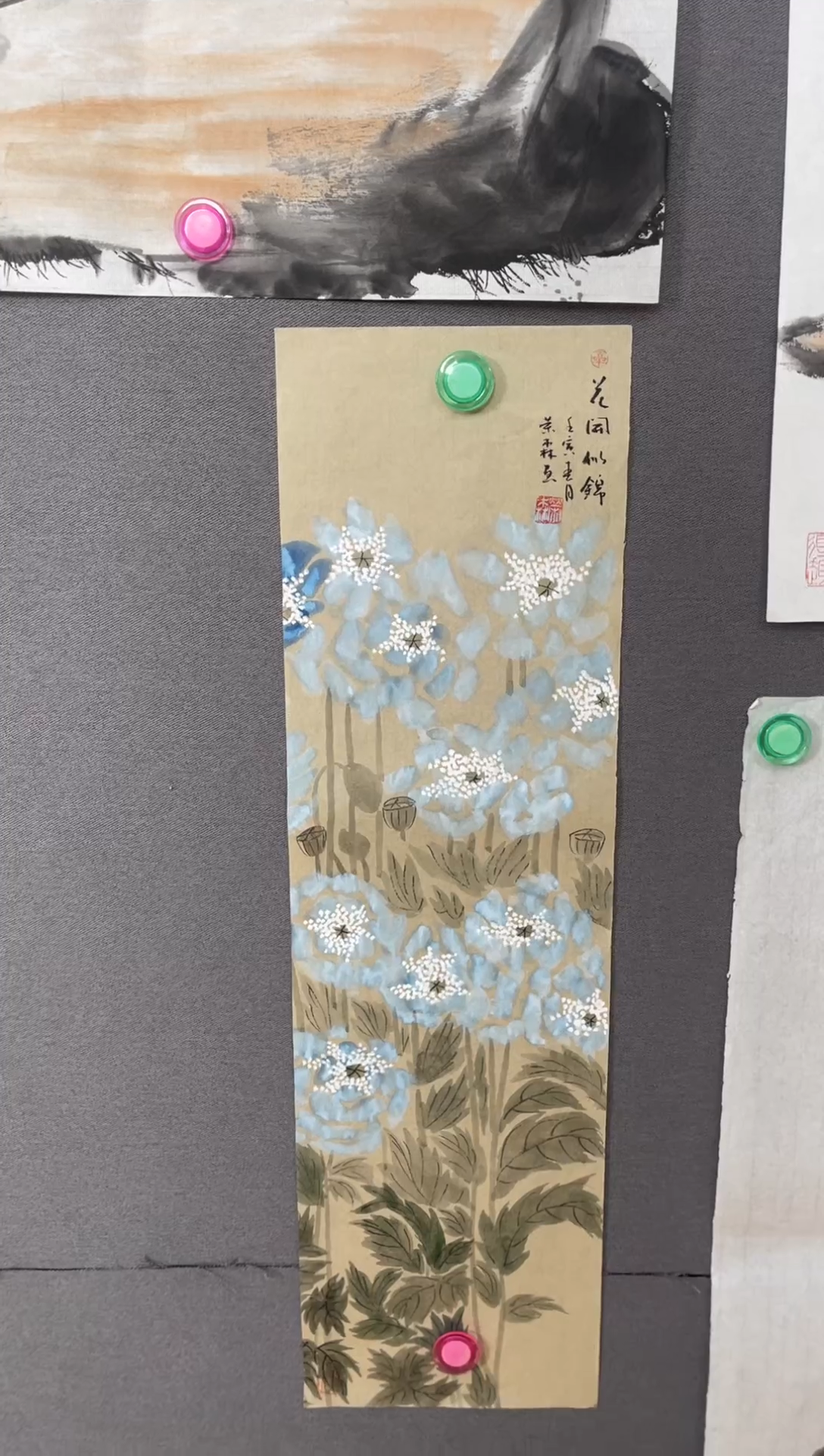 国画国画山水花鸟作品