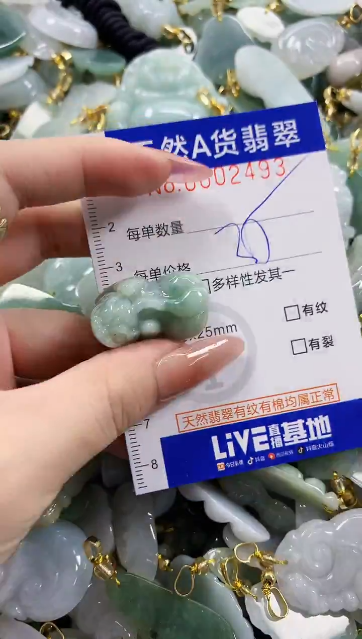 颈饰未镶嵌翡翠天然A货翡翠