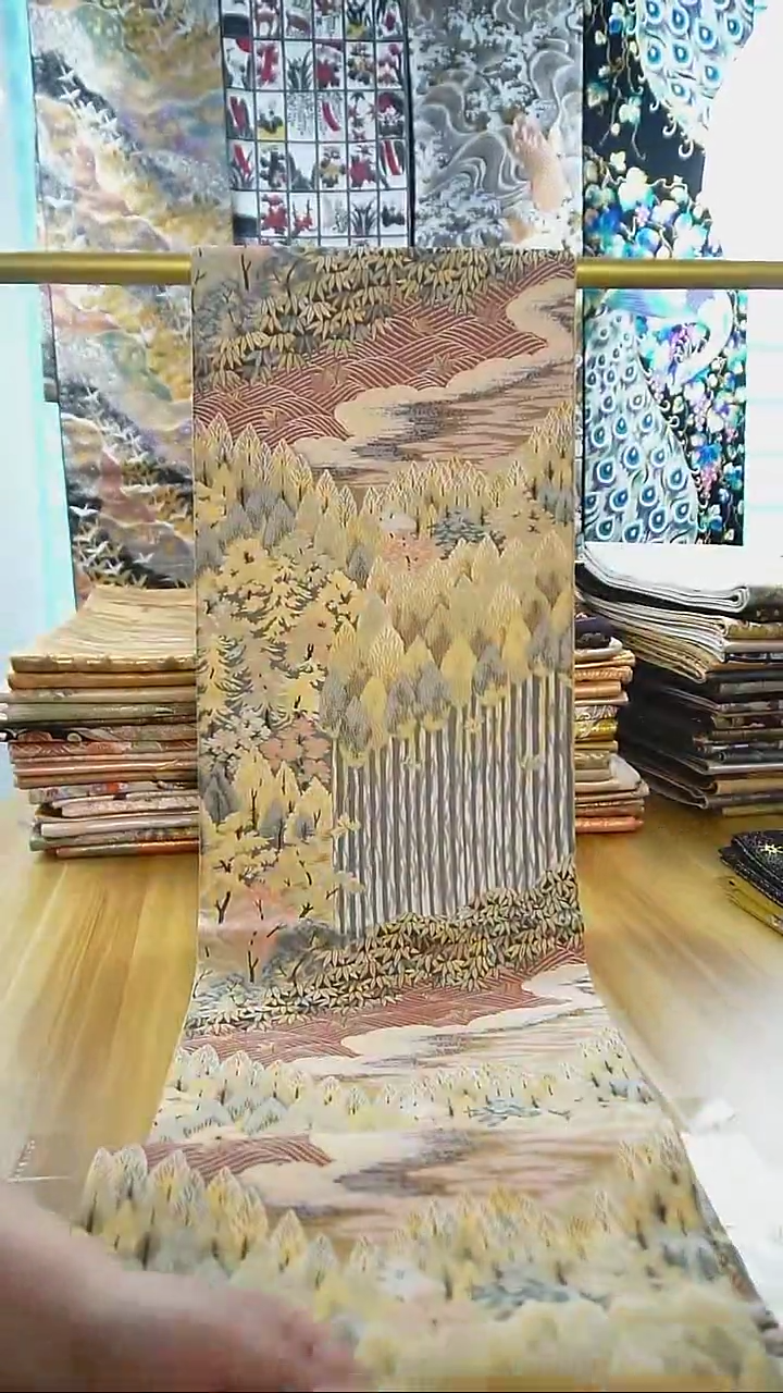 【闪购商品】织绣织锦22六通绍巴竹林