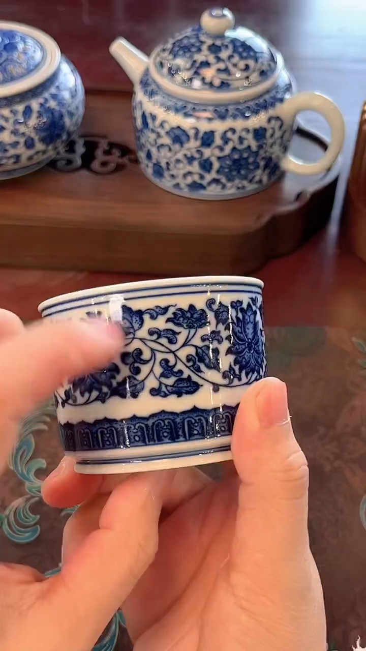 镹曰陶手工手绘柴窑制作茶具