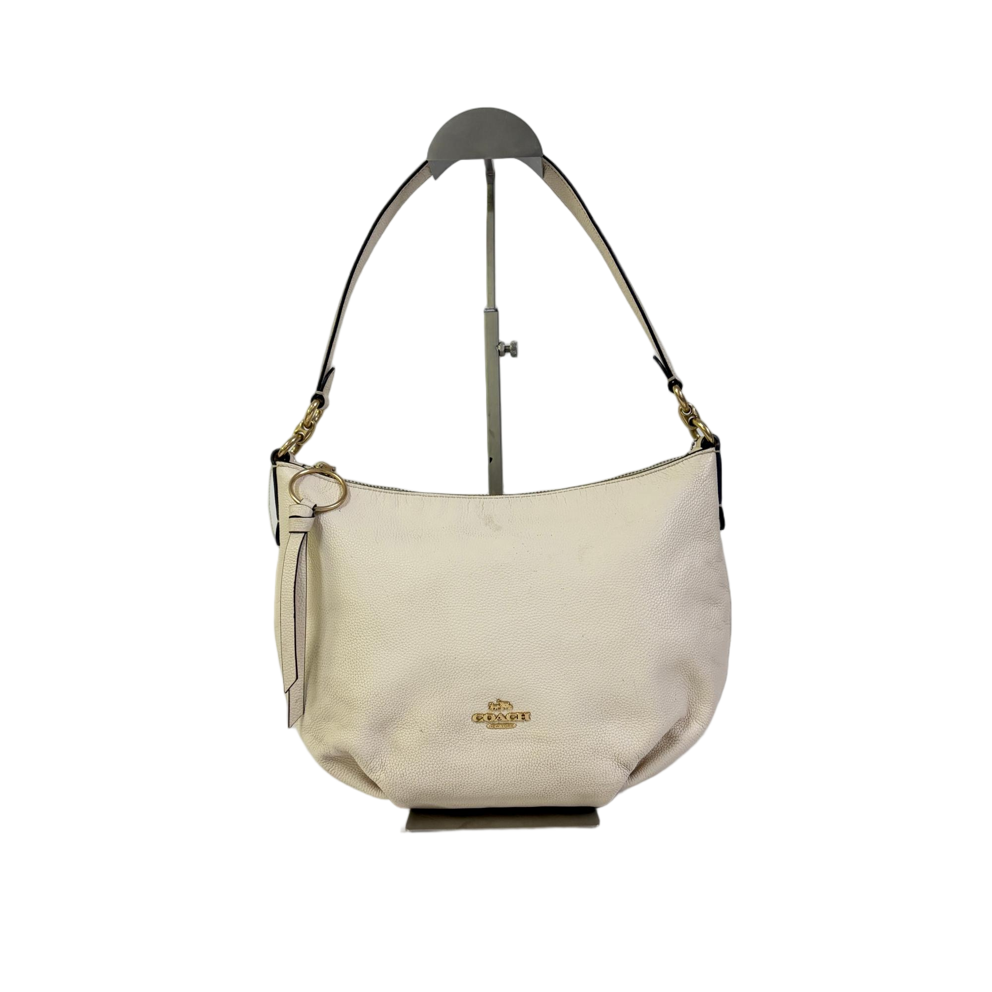 95新 COACH/蔻驰 白色全皮单肩腋下包 SH-31242-A+