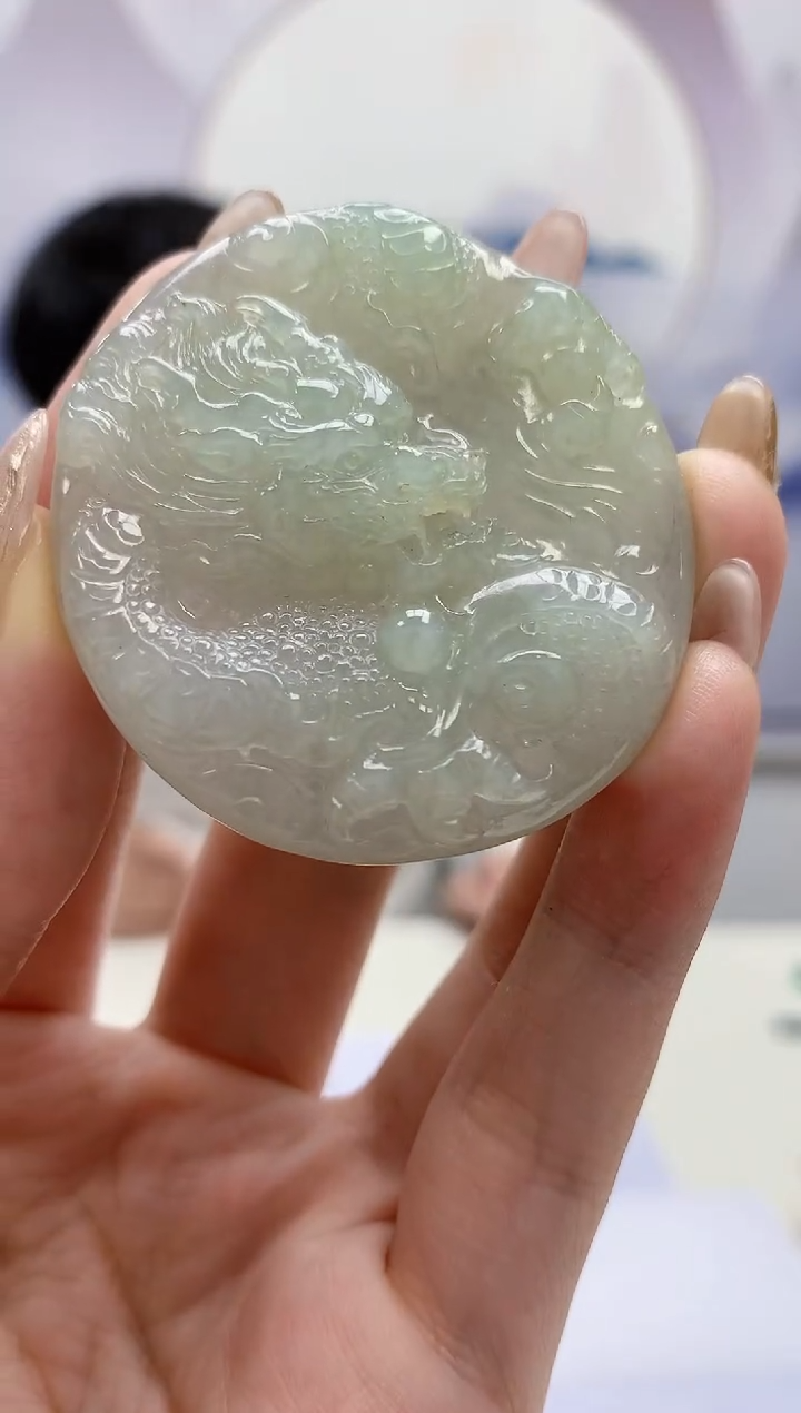 【闪购商品】定制翡翠未镶嵌4925jw-毛货挂件69