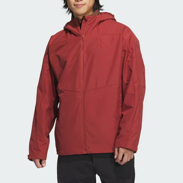 adidas阿迪达斯官方运动2025男针织夹克户外防水防风JZ8400欧若风