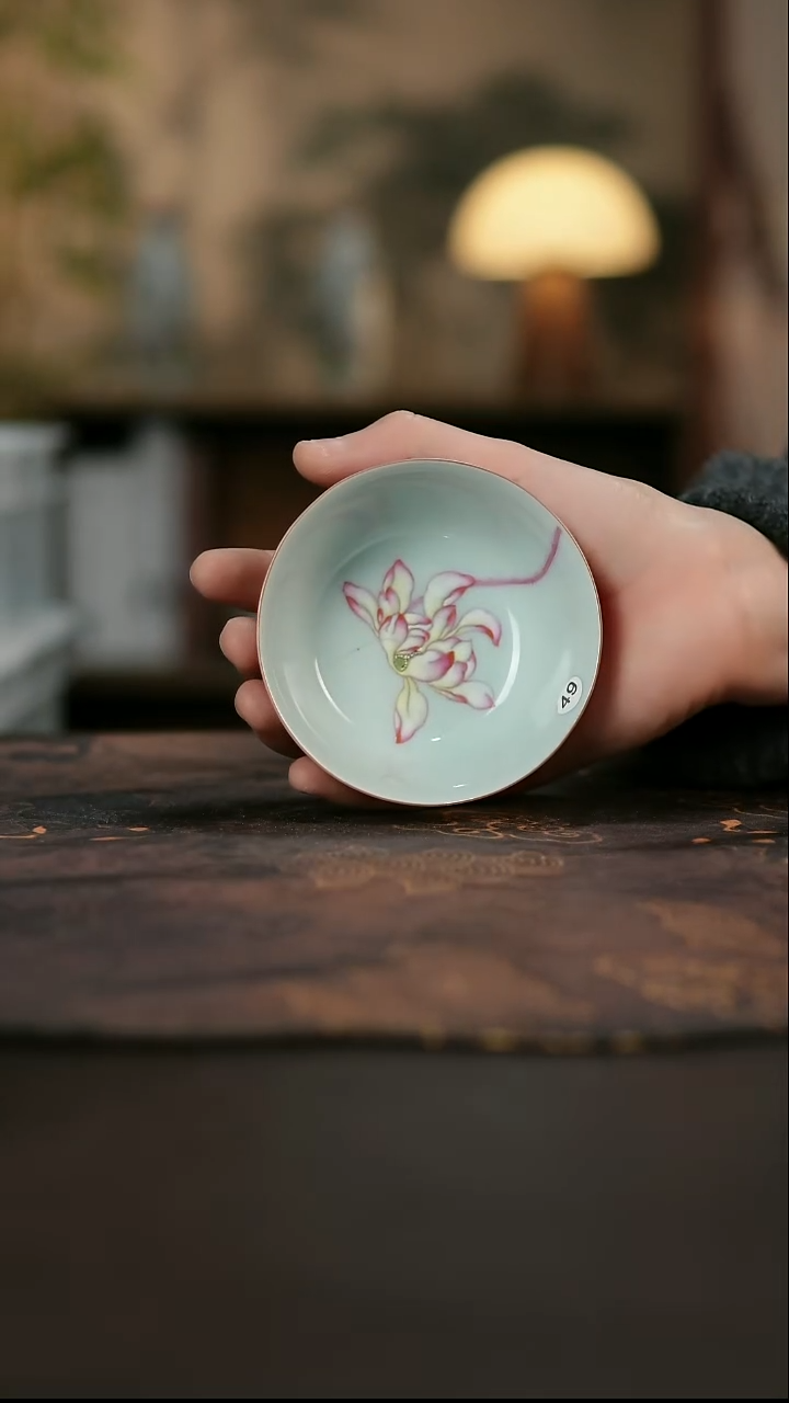 景德镇陶瓷杯碗柴烧多人