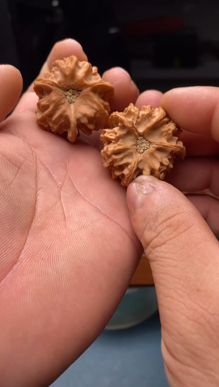 把件文玩核桃三棱a564