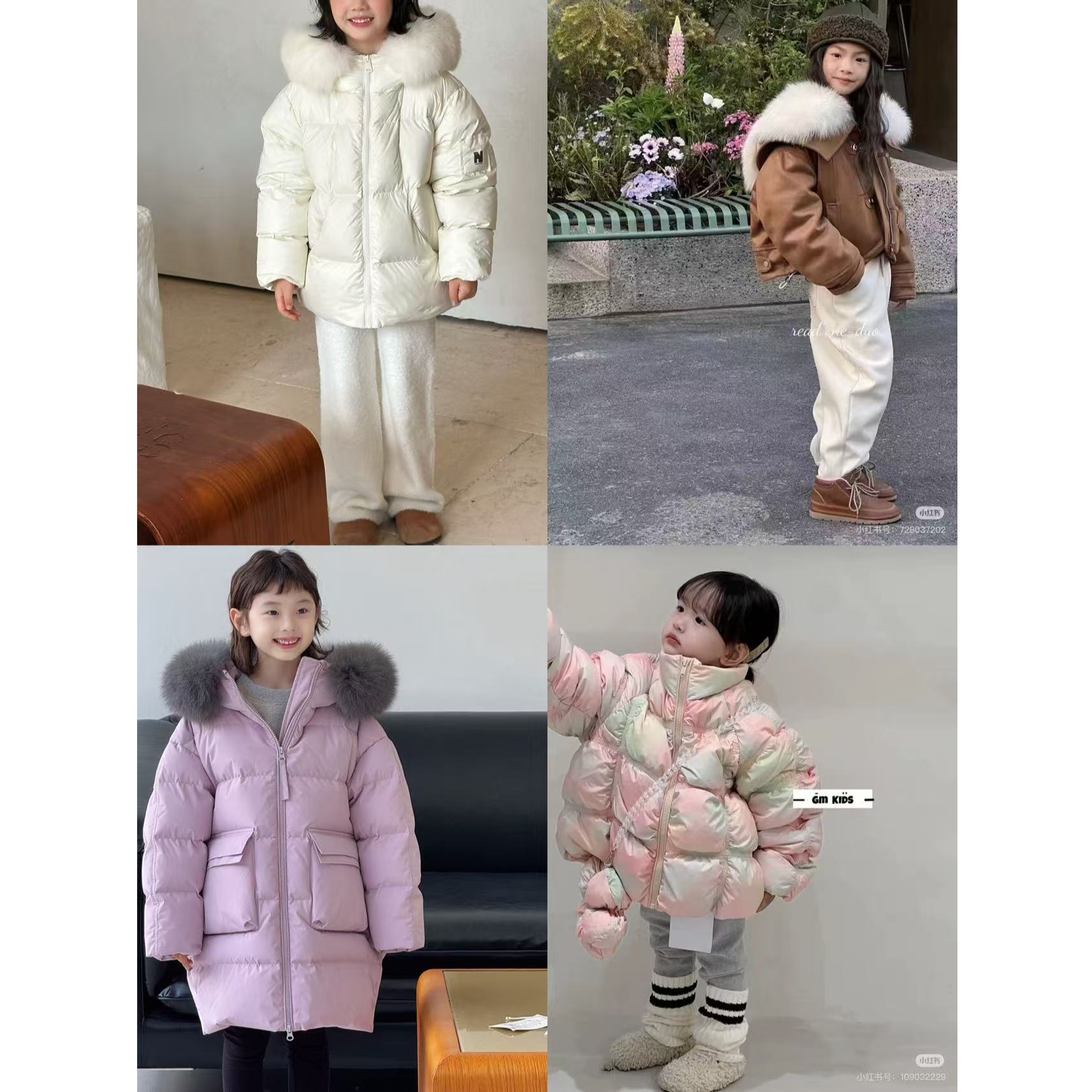 秋冬季新款女童百搭时尚休闲中大童外套男童装加厚