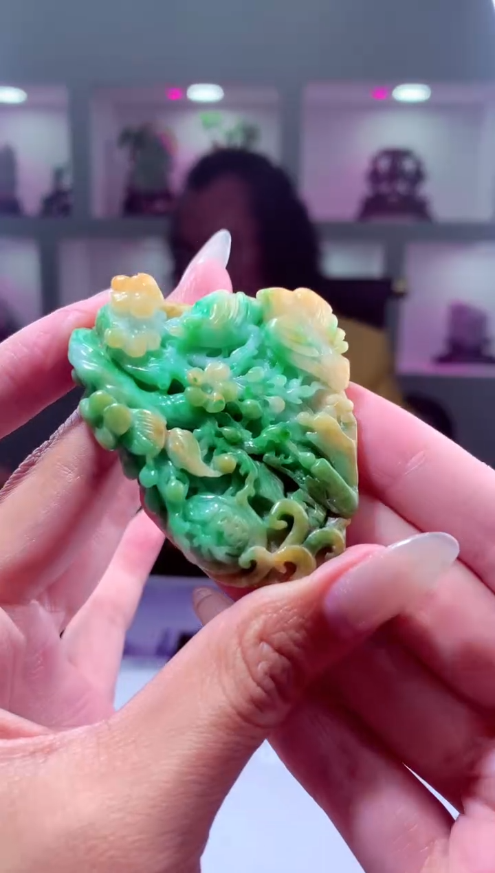 【闪购商品】定制翡翠未镶嵌挂件发货（拍一发一）