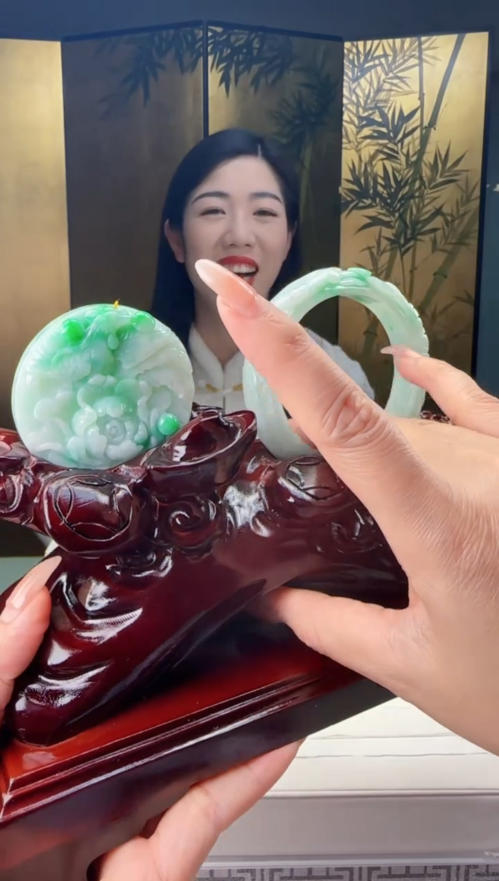 【闪购商品】翡翠摆件未镶嵌YJ@@960Q3J15117