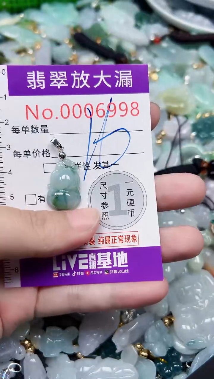 颈饰未镶嵌翡翠6998