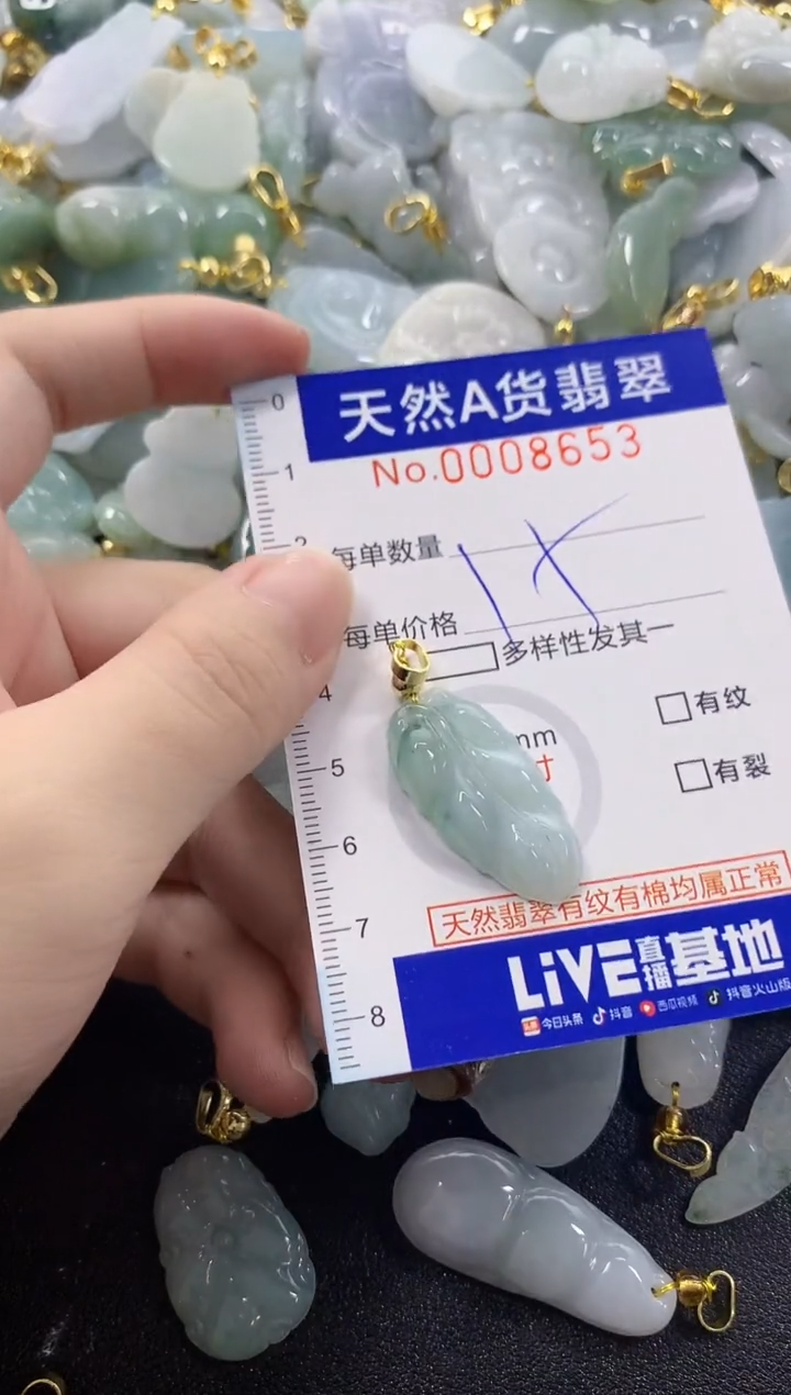 颈饰未镶嵌翡翠天然A货翡翠