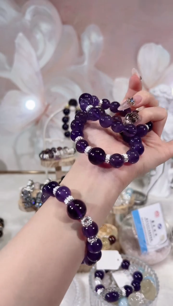 【闪购商品】水晶手链未镶嵌天然水晶默认微瑕 多样性发货发其一