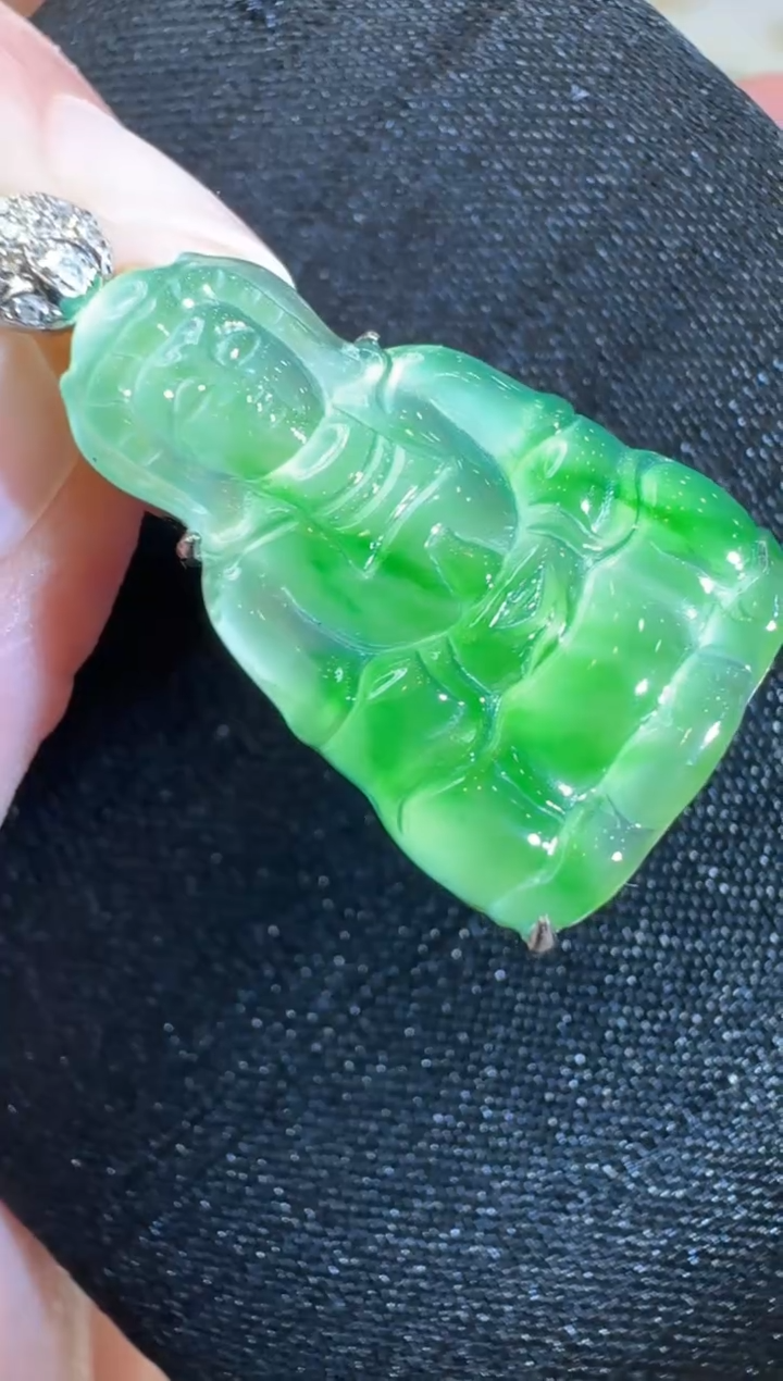 【闪购商品】翡翠吊坠(不含链)18K金镶嵌多样性团购发一件