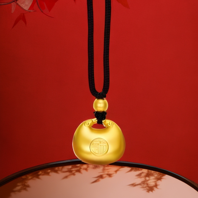 项链 【专柜正品】999渡k小胖福项链