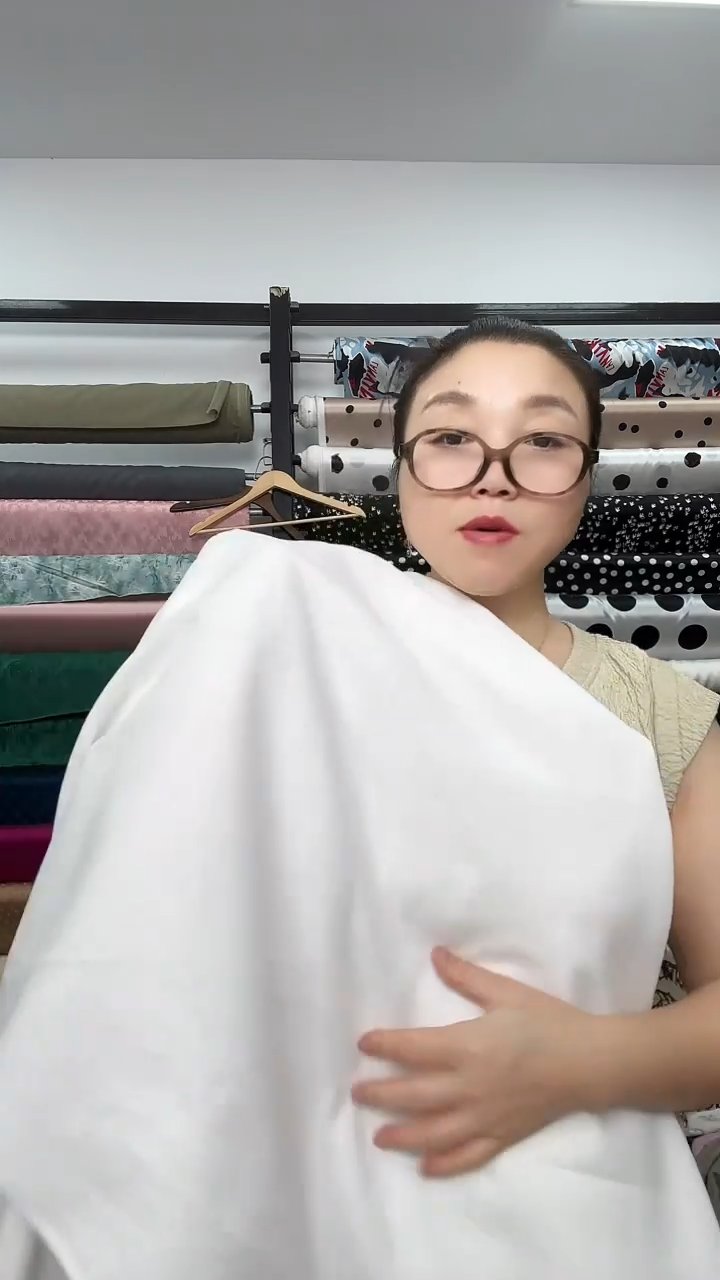 麻九*菊白色麻棉3米