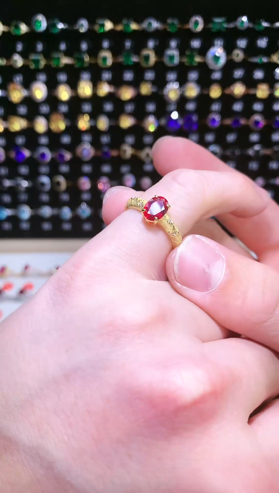 【闪购商品】红宝石戒指银S925镶嵌111111