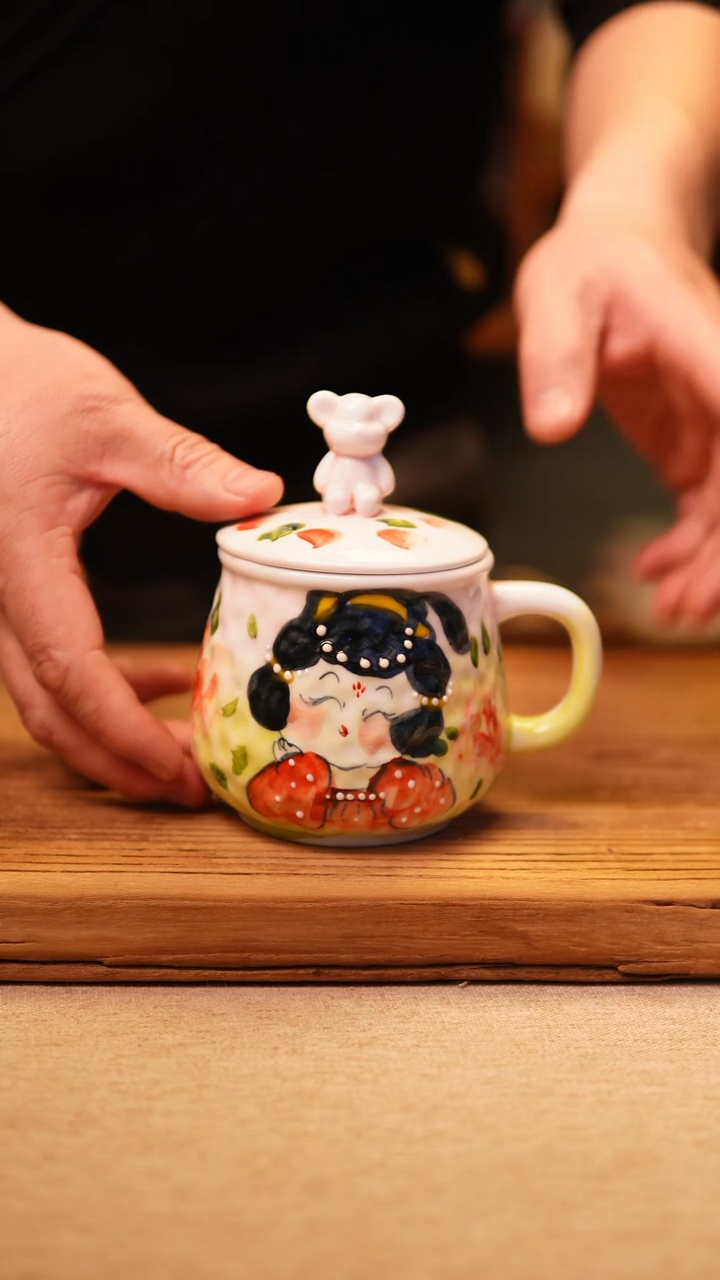 【闪购商品】@@陶园瓷舍@@纯手工手绘@高温釉下彩