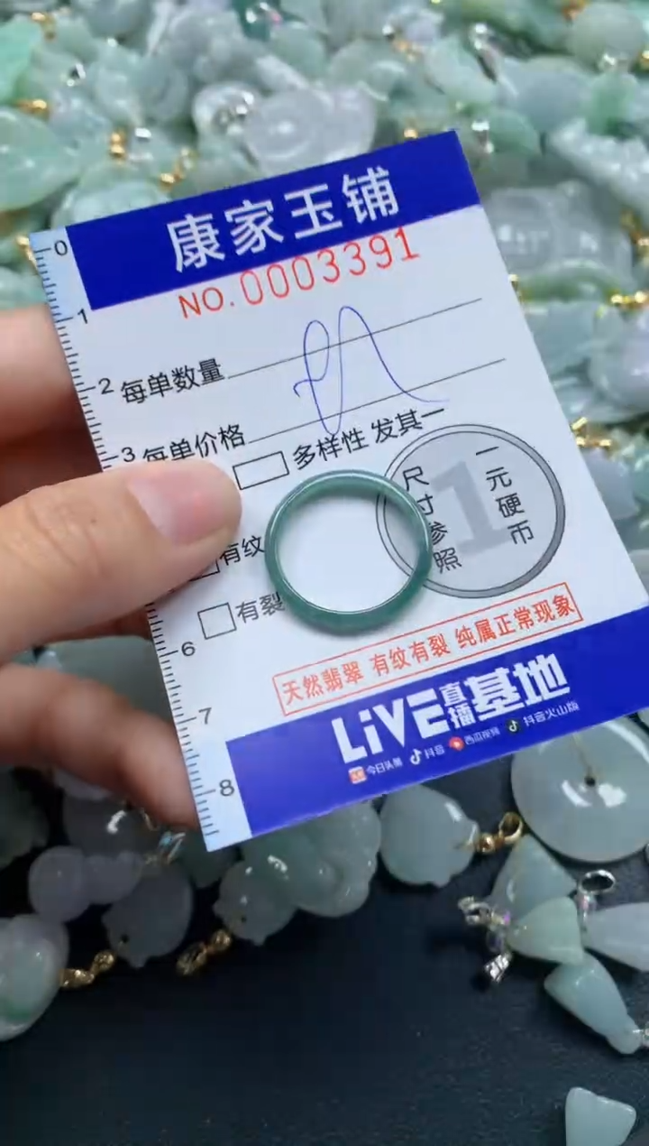 颈饰未镶嵌翡翠3391