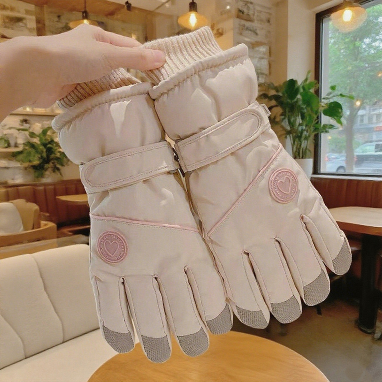 滑雪手套女冬季骑行冬天哈尔滨东北防寒装备保暖男士防风触屏御寒