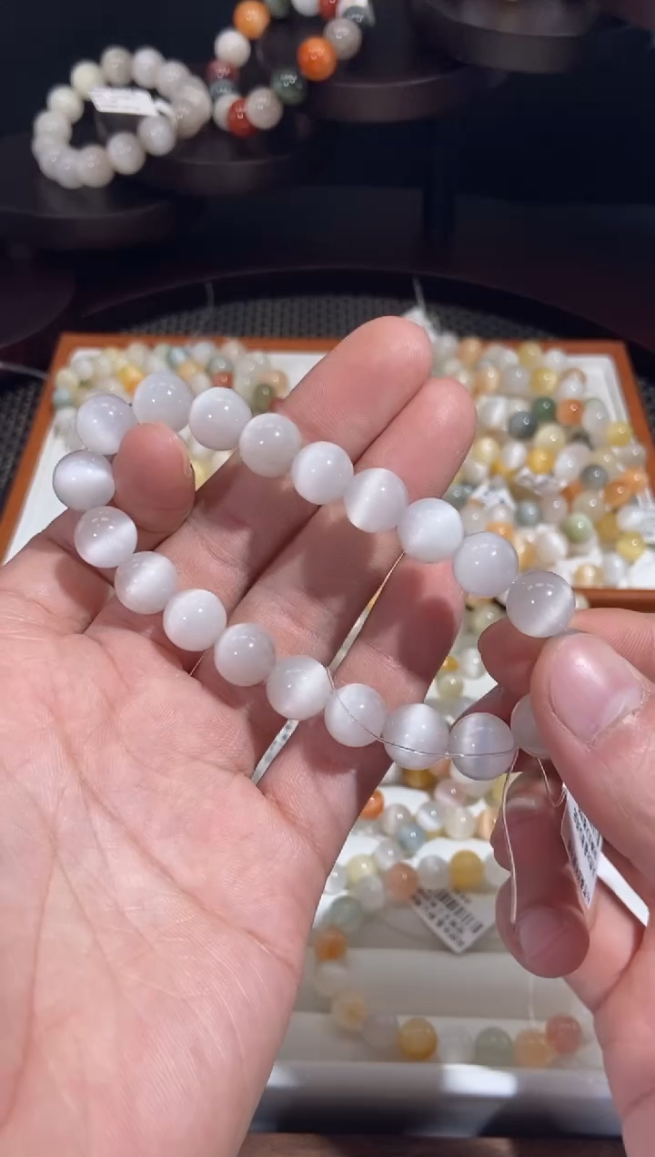 未镶嵌手串水晶7号链接 卡10咪+ 香槟灰