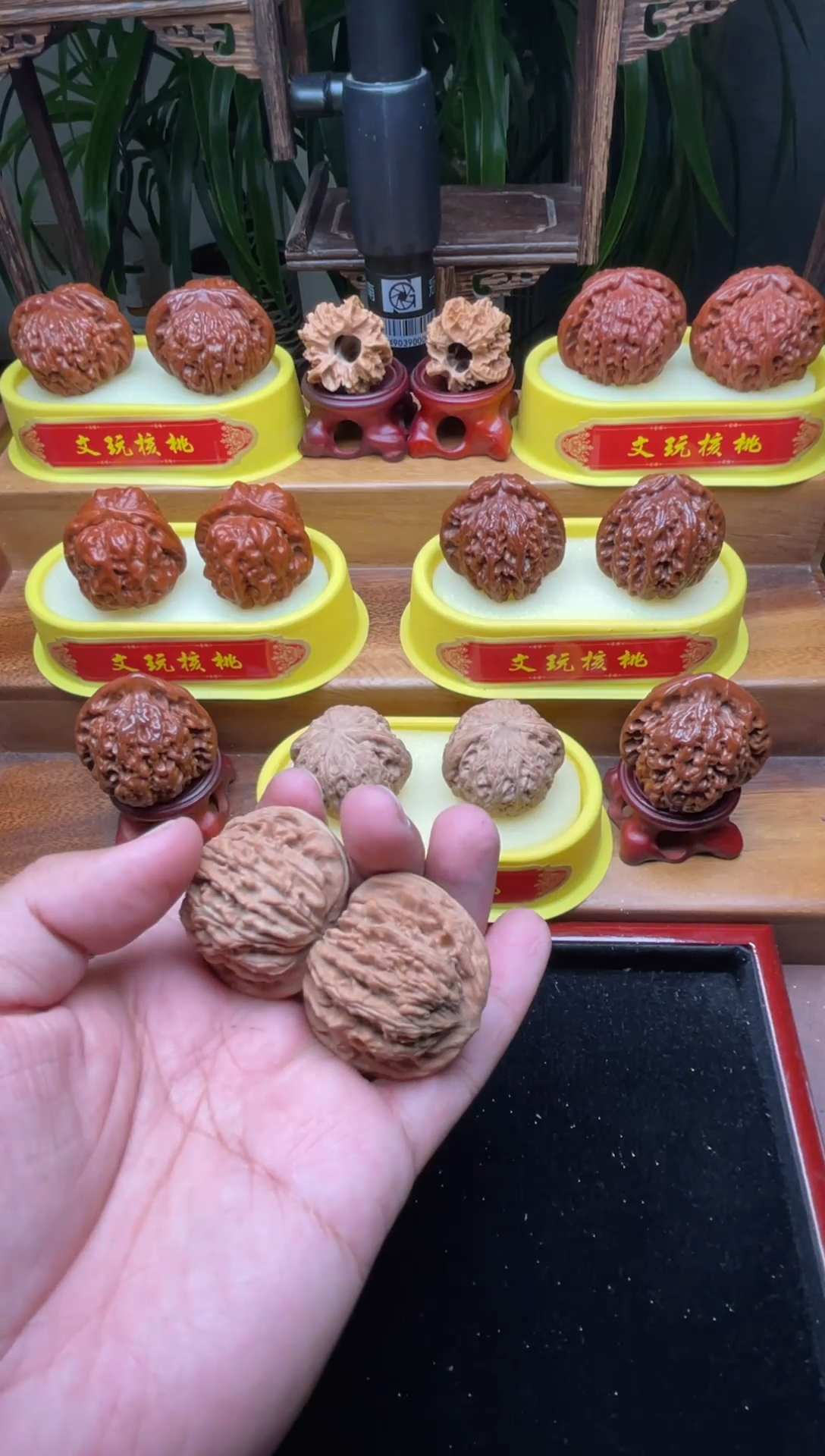 把件文玩核桃熊*.41mm四座楼