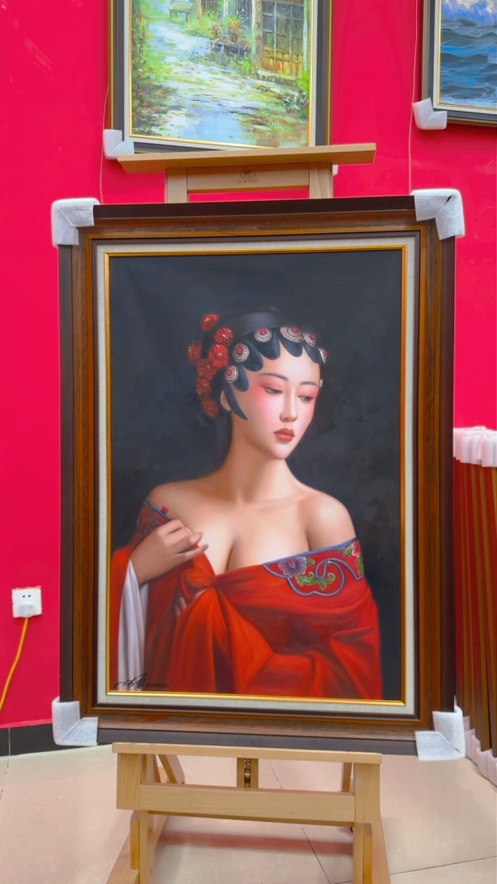 【闪购商品】国画张勇手绘油画