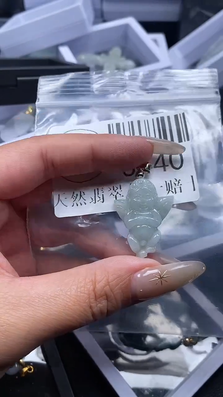 颈饰未镶嵌翡翠3440