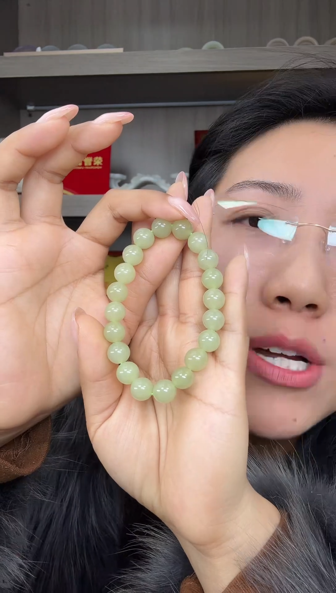 未镶嵌手串和田玉若羌黄口料手串 产地新疆 有运费险 特别油润细