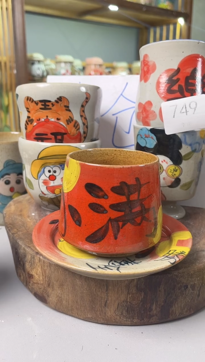 【闪购商品】瓷片景德镇手绘高温釉下彩