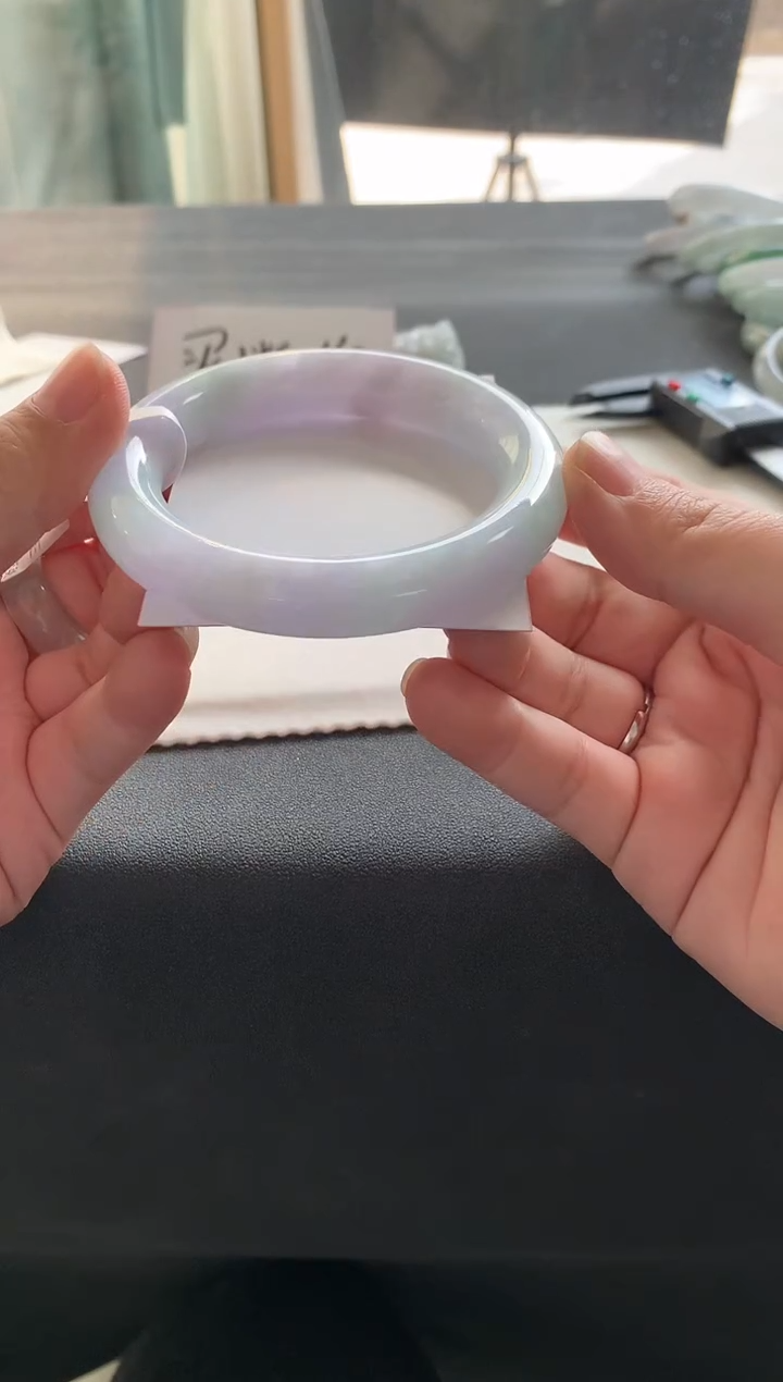 【闪购商品】翡翠手镯未镶嵌56圆条Y1326买断