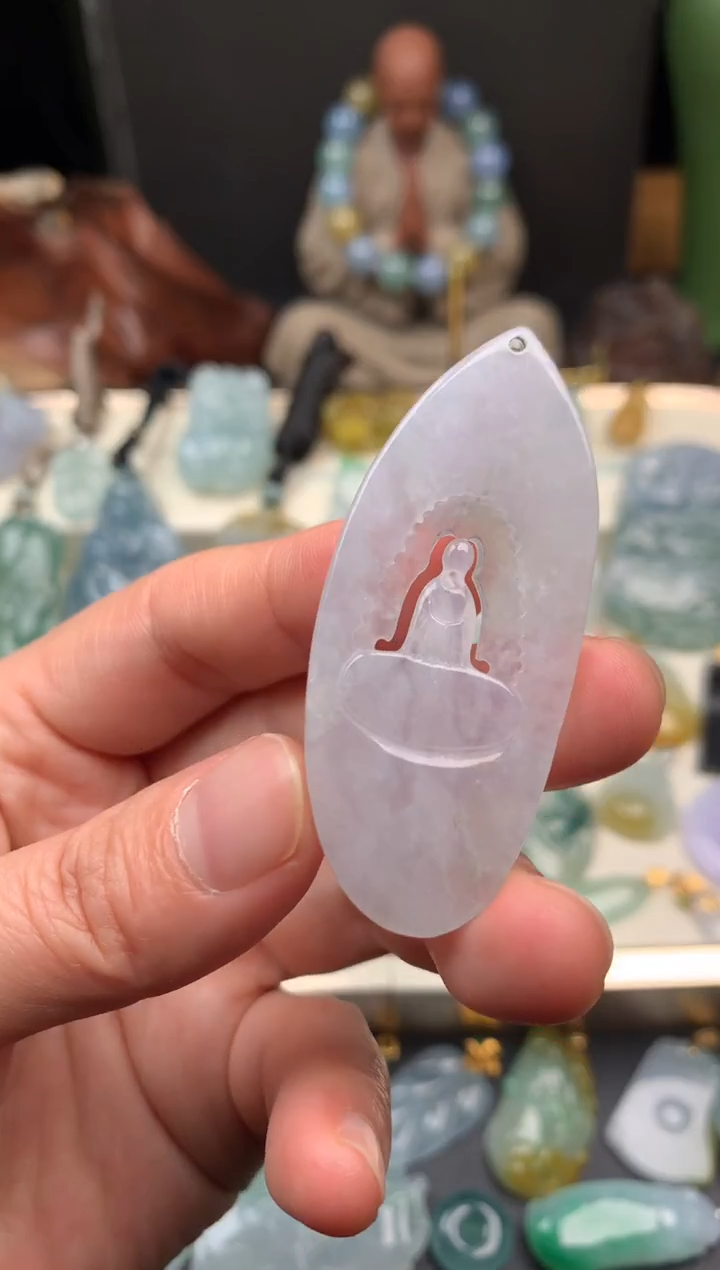 吊坠(不含链)未镶嵌翡翠悟道