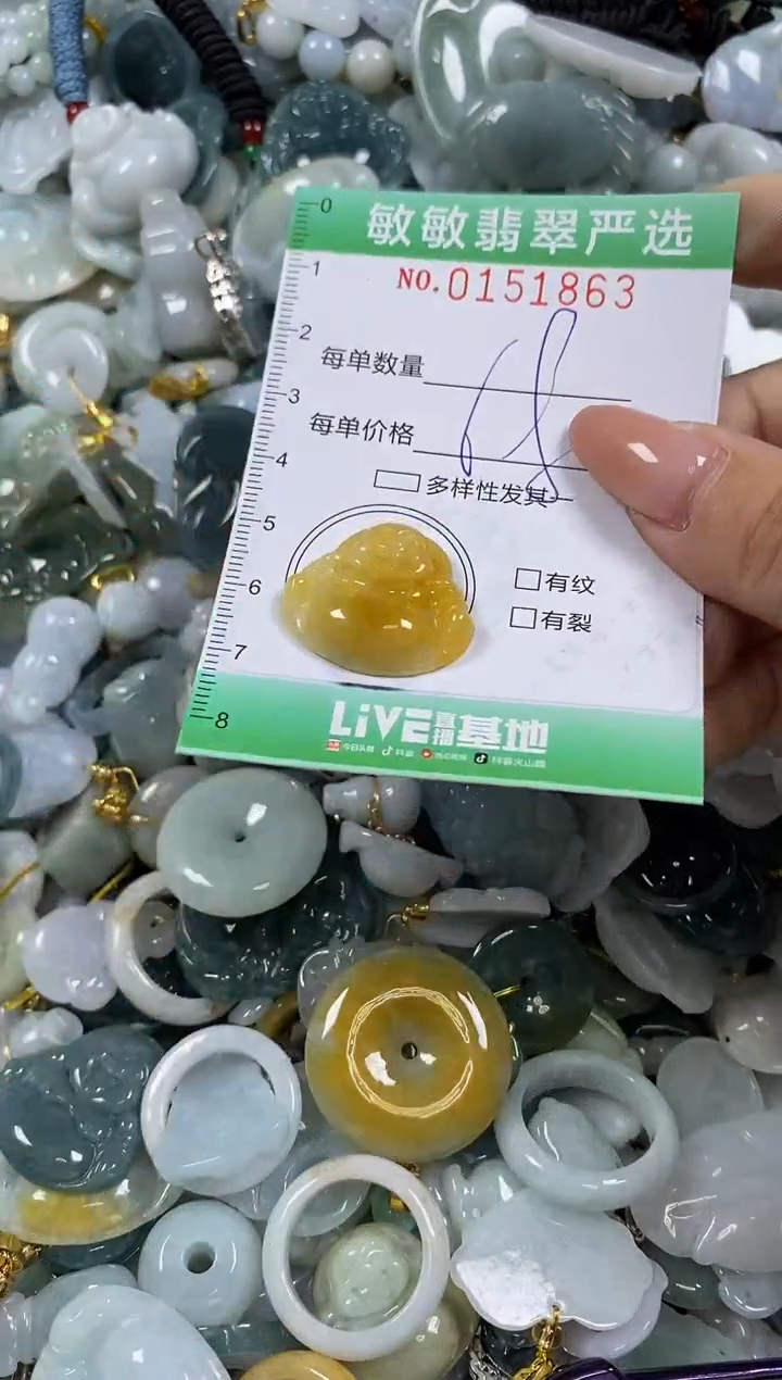 翡翠未镶嵌颈饰闪购0151863