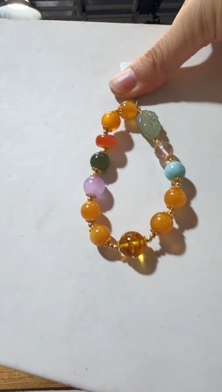 手链蜜蜡未镶嵌优0676 约10mm