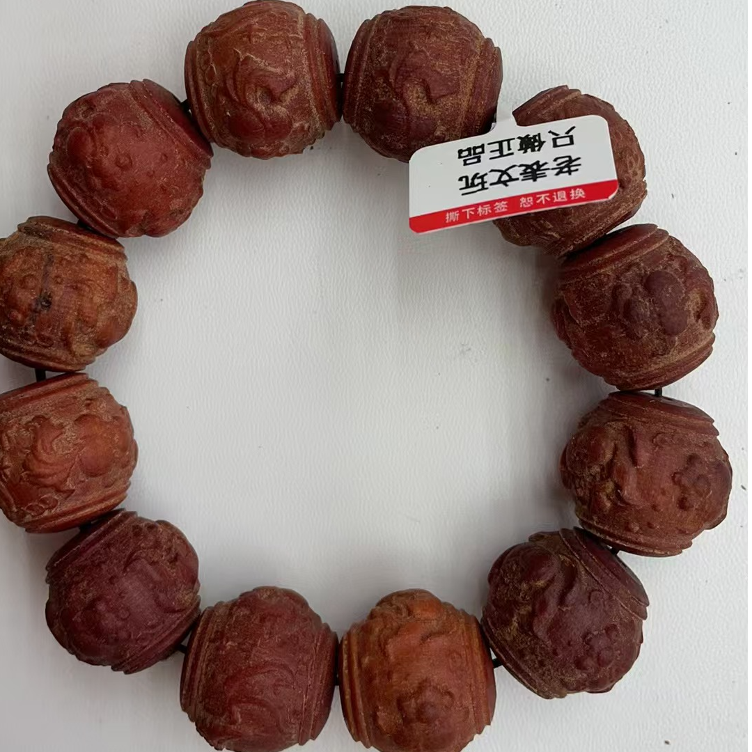 【老表文玩】B05玉化灯笼珠成品手串