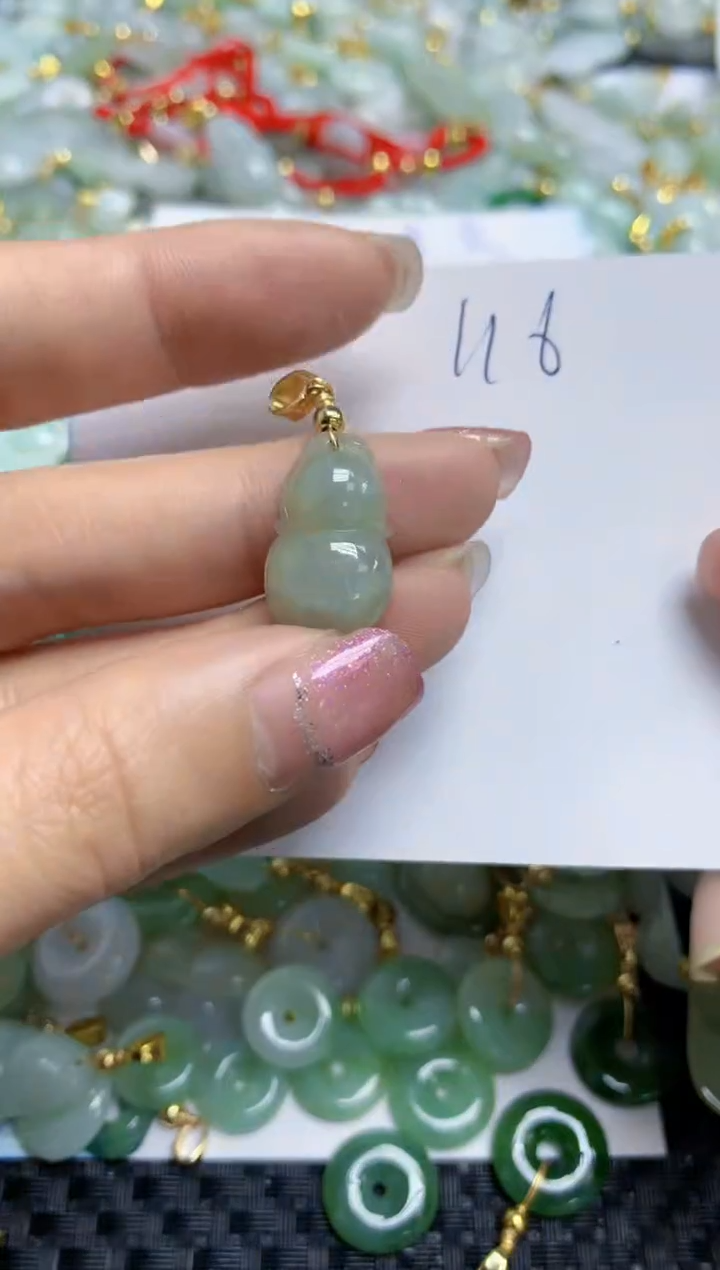 【闪购商品】翡翠颈饰合金天然A货翡翠