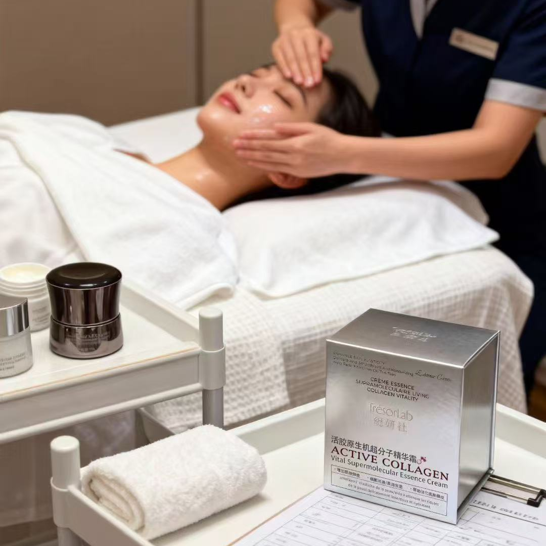 抗老高端局增胶原补弹性紧塑轮廓,TYS活胶原超分子胶卷面霜30G