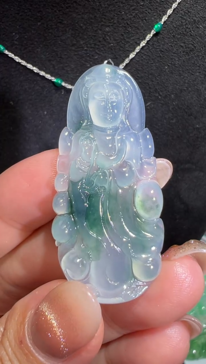 【闪购商品】定制翡翠未镶嵌观音