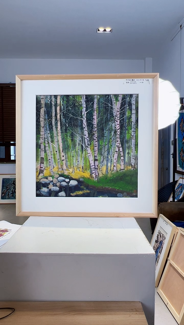 【闪购商品】版画耿玉琨限量作品亲签盖章版画S