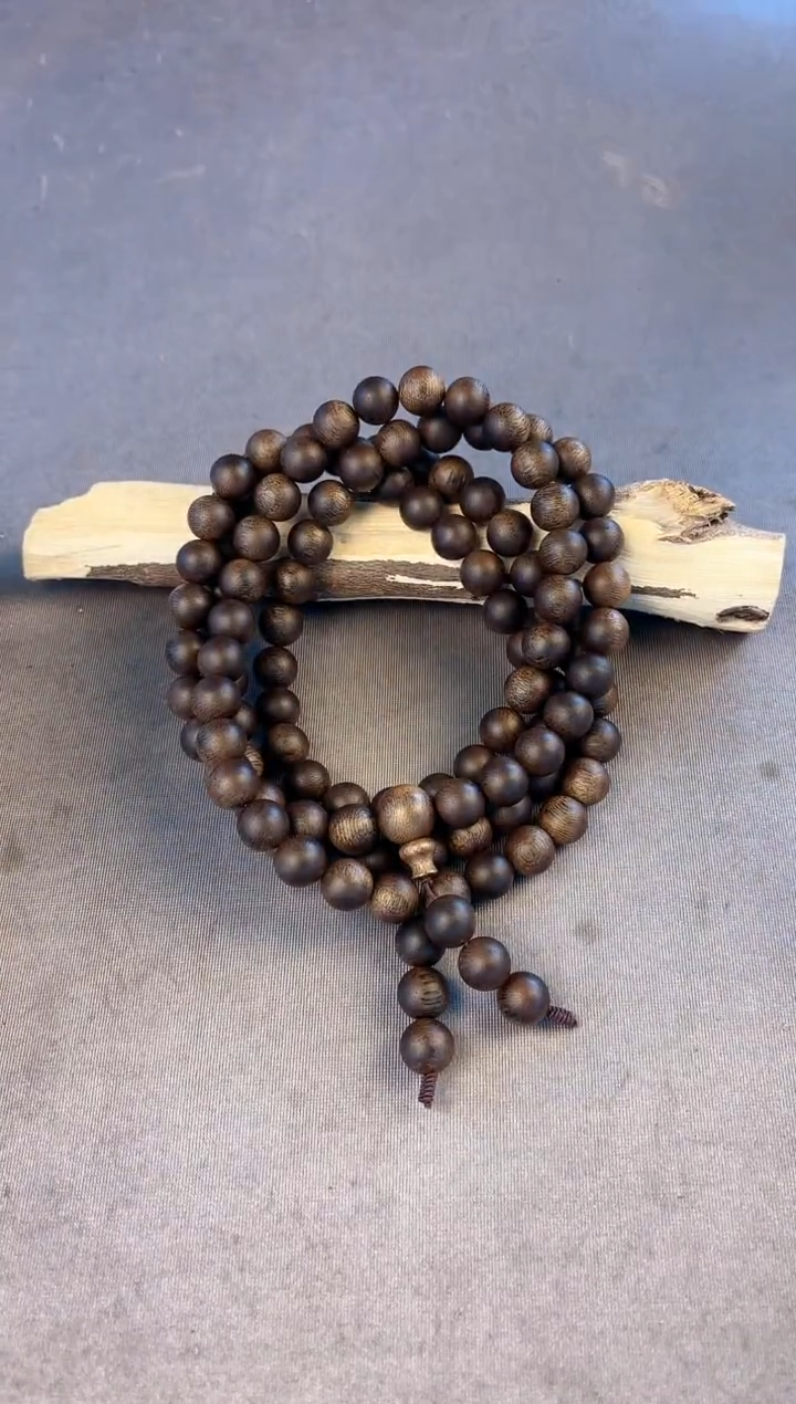 沉香沉香碎屑黑奇11圆珠多圈沉90克+多样性发一